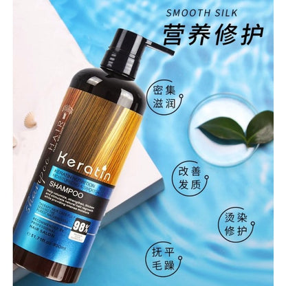 keratin Straightening Shampoo Conditioner keratin hair treatment 900ml