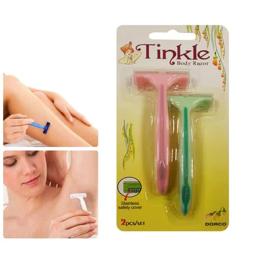 Tinkle Women Body Razor, 2-Pack