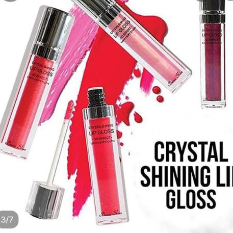 Crystal Shining Lip Gloss Pack of 9 Glossy lips Gloss