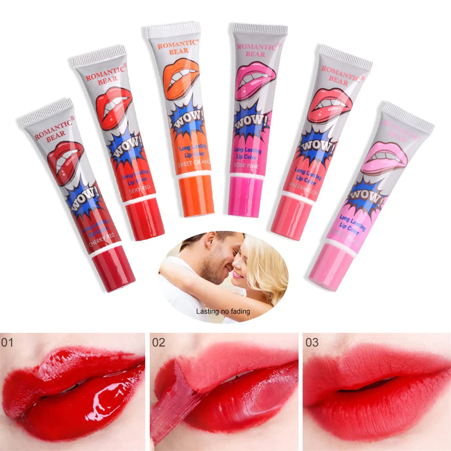 6 Pcs Fitme WOW Peel Off Lipstick